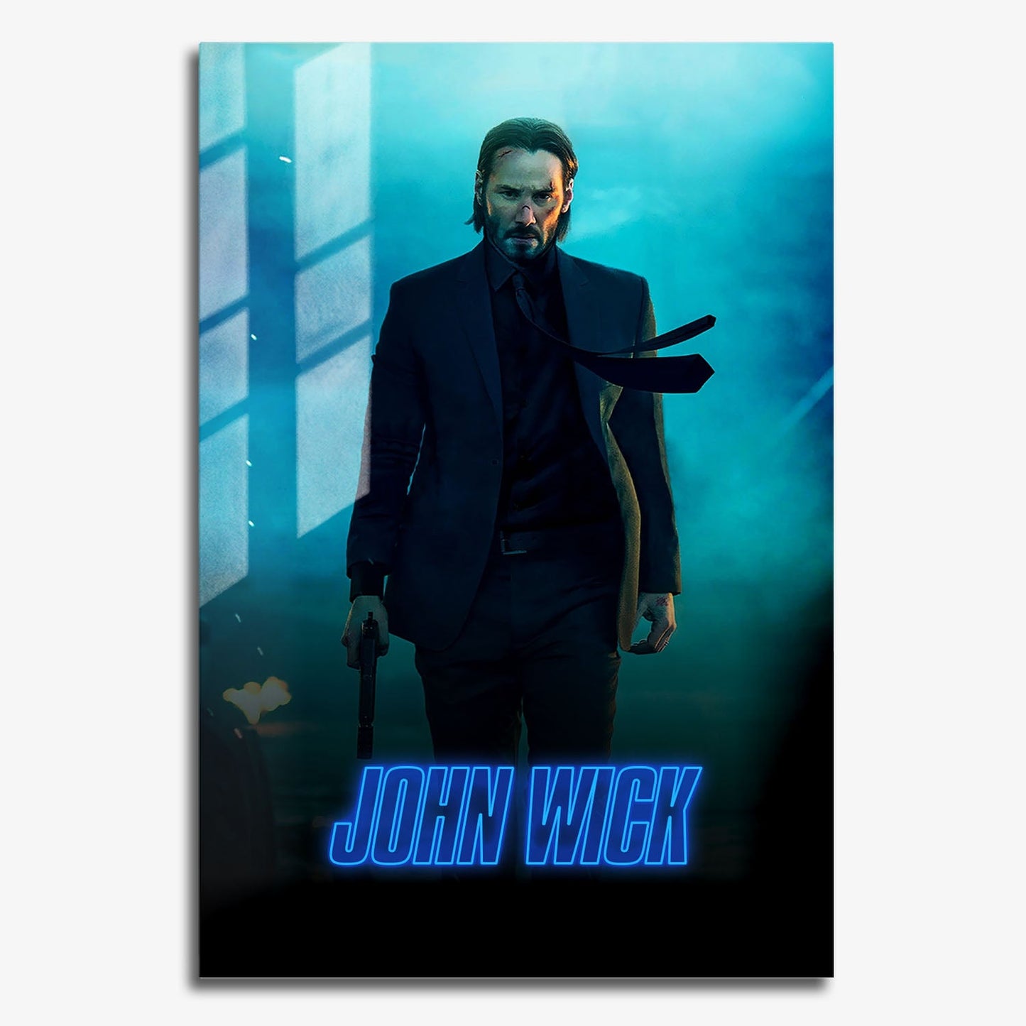 Flex Designs Metal Poster John Wick Classic 11 x 17" Home Goods - Movie 2014 Movie Metal Poster