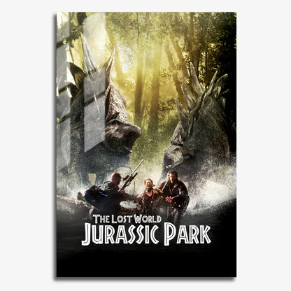 Flex Designs Metal Poster The Lost World Jurassic Park Classic 11 x 17" Home Goods - Movie 1997 Movie Metal Poster