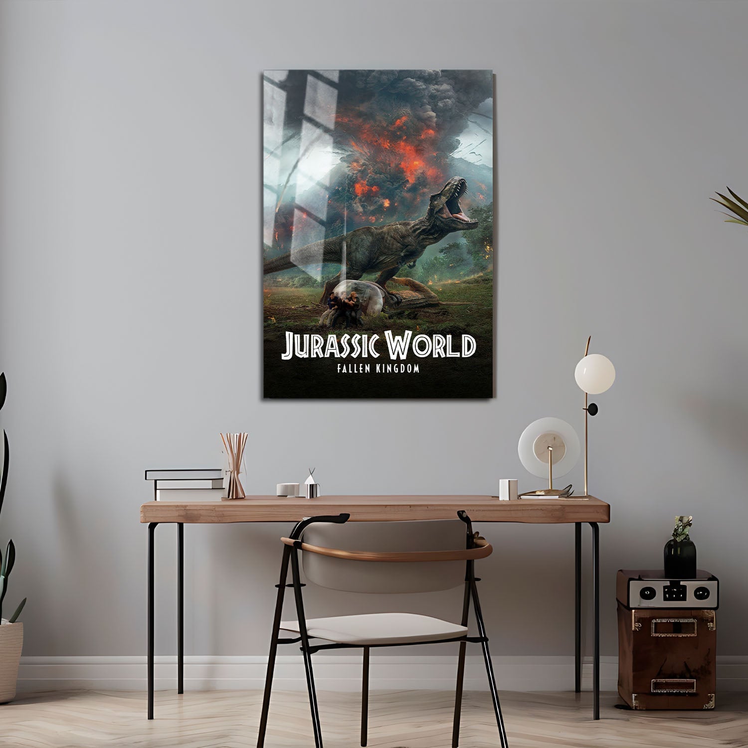 Flex Designs Metal Poster Jurassic World Fallen Kingdom Classic 24 x 36" Home Goods - Movie 2018 Movie Metal Poster
