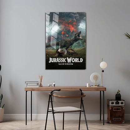 Flex Designs Metal Poster Jurassic World Fallen Kingdom Classic 24 x 36" Home Goods - Movie 2018 Movie Metal Poster