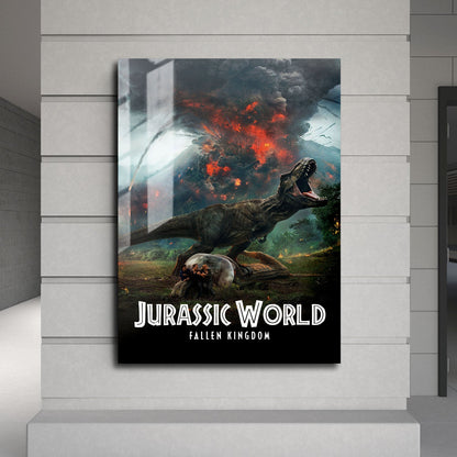 Flex Designs Metal Poster Jurassic World Fallen Kingdom Classic 24 x 36" Home Goods - Movie 2018 Movie Metal Poster