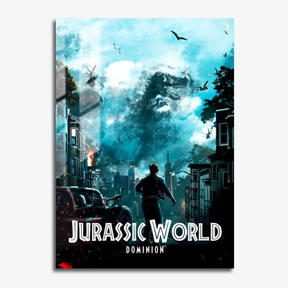 Flex Designs Metal Poster Jurassic World Dominion Classic 11 x 17" Home Goods - Movie 2022 Movie Metal Poster