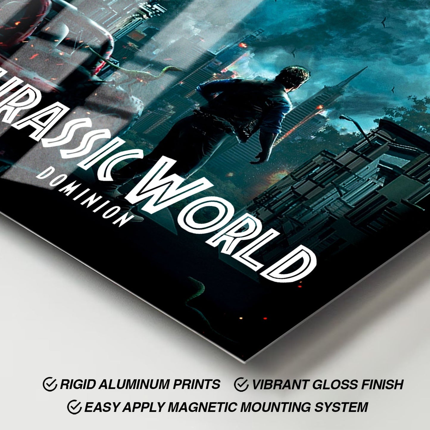 Flex Designs Metal Poster Jurassic World Dominion Classic 11 x 17" Home Goods - Movie 2022 Movie Metal Poster