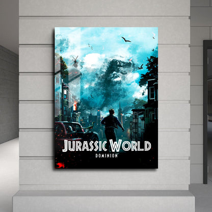 Flex Designs Metal Poster Jurassic World Dominion Classic 24 x 36" Home Goods - Movie 2022 Movie Metal Poster