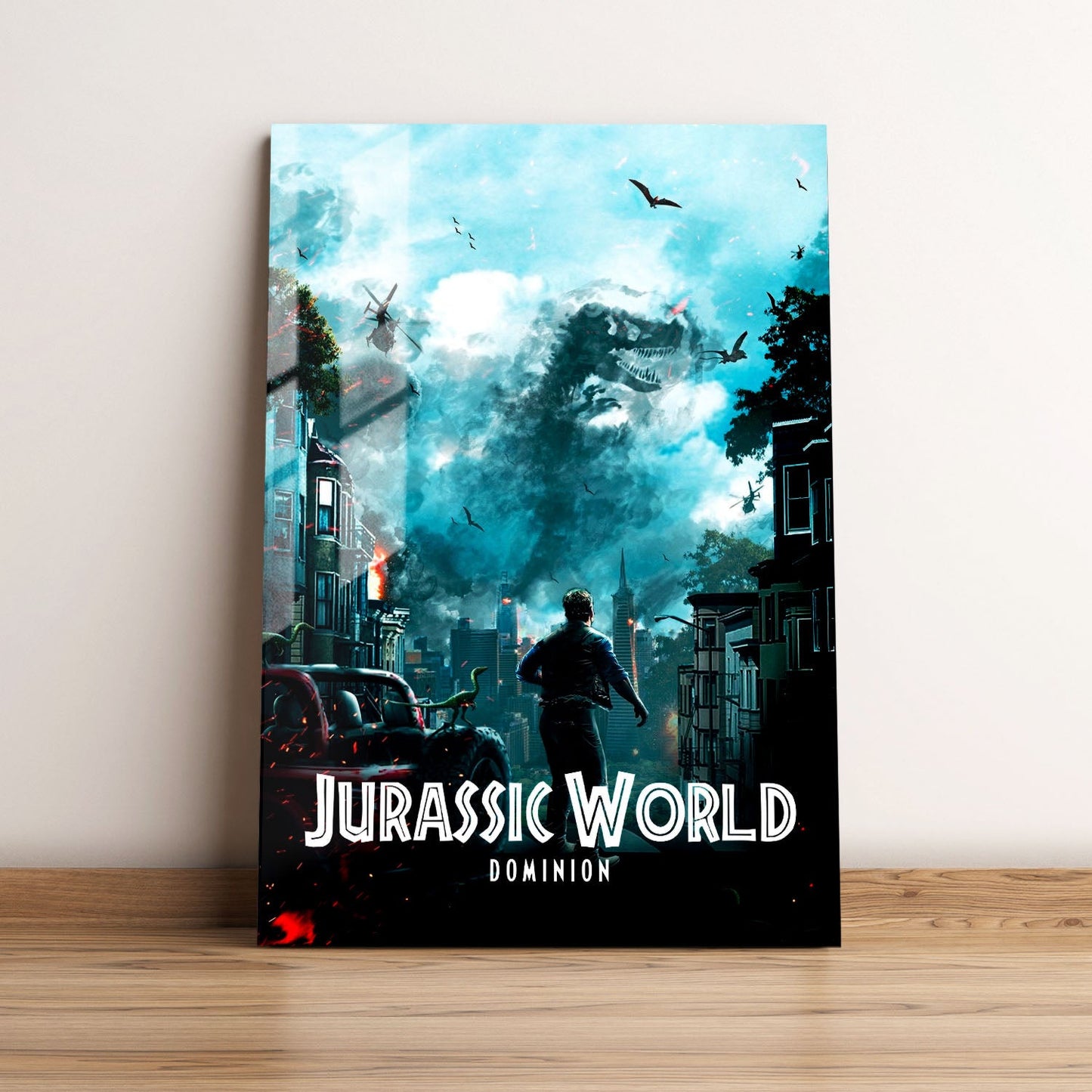 Jurassic World Dominion Classic Movie Metal Poster