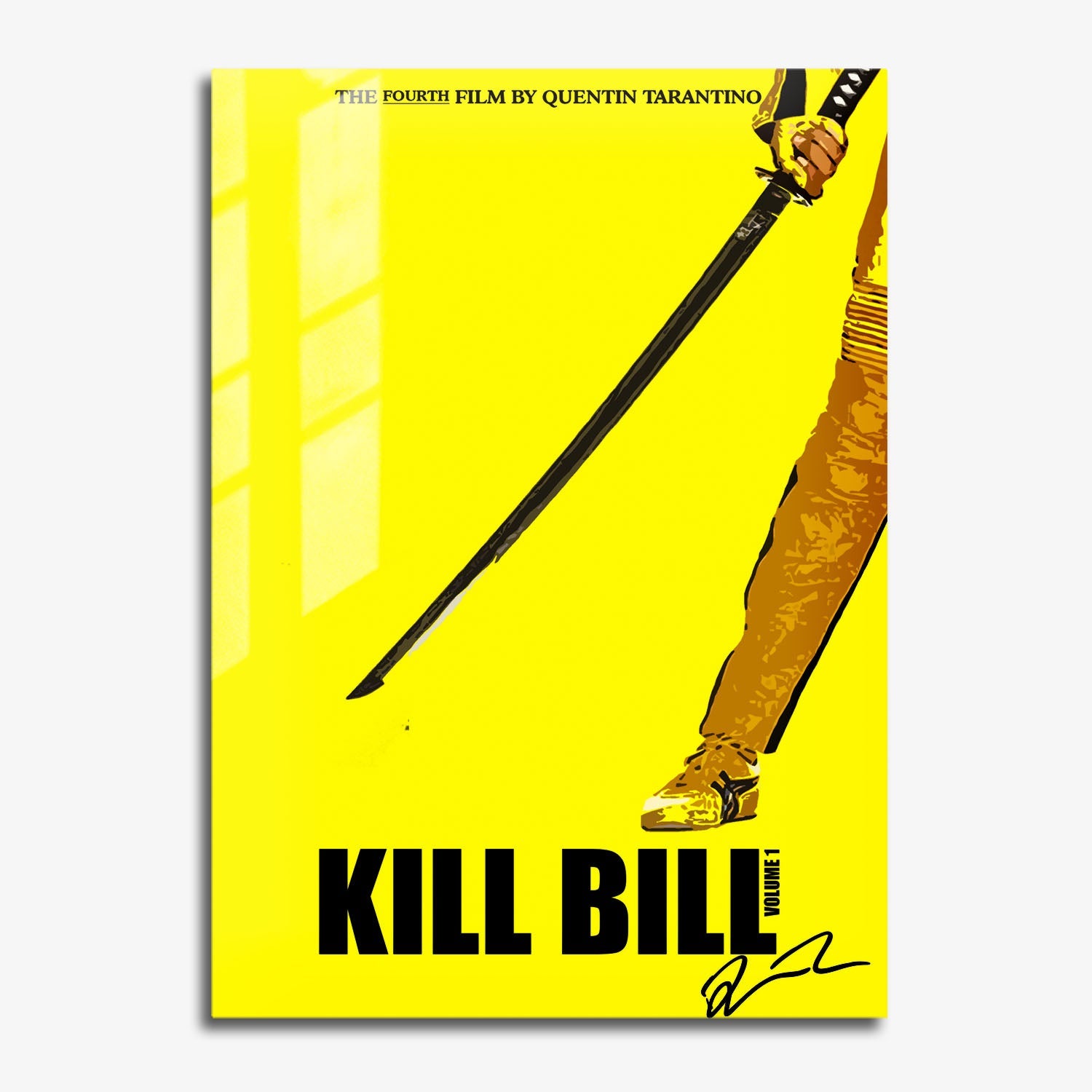 Flex Designs Metal Poster Kill Bill - Vol 1 Key Art 11 x 17" Home Goods - Movie 2003 Movie Metal Poster