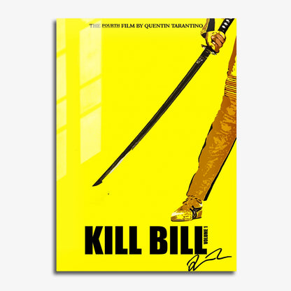 Flex Designs Metal Poster Kill Bill - Vol 1 Key Art 11 x 17" Home Goods - Movie 2003 Movie Metal Poster