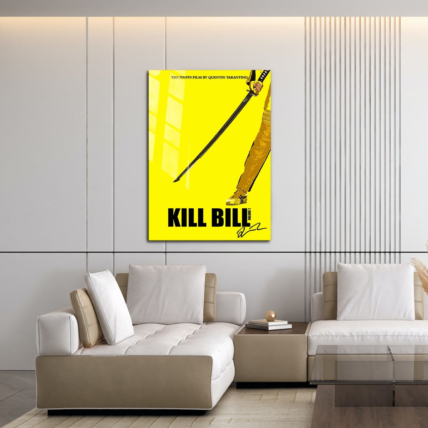 Flex Designs Metal Poster Kill Bill - Vol 1 Key Art 16 x 24" Home Goods - Movie 2003 Movie Metal Poster