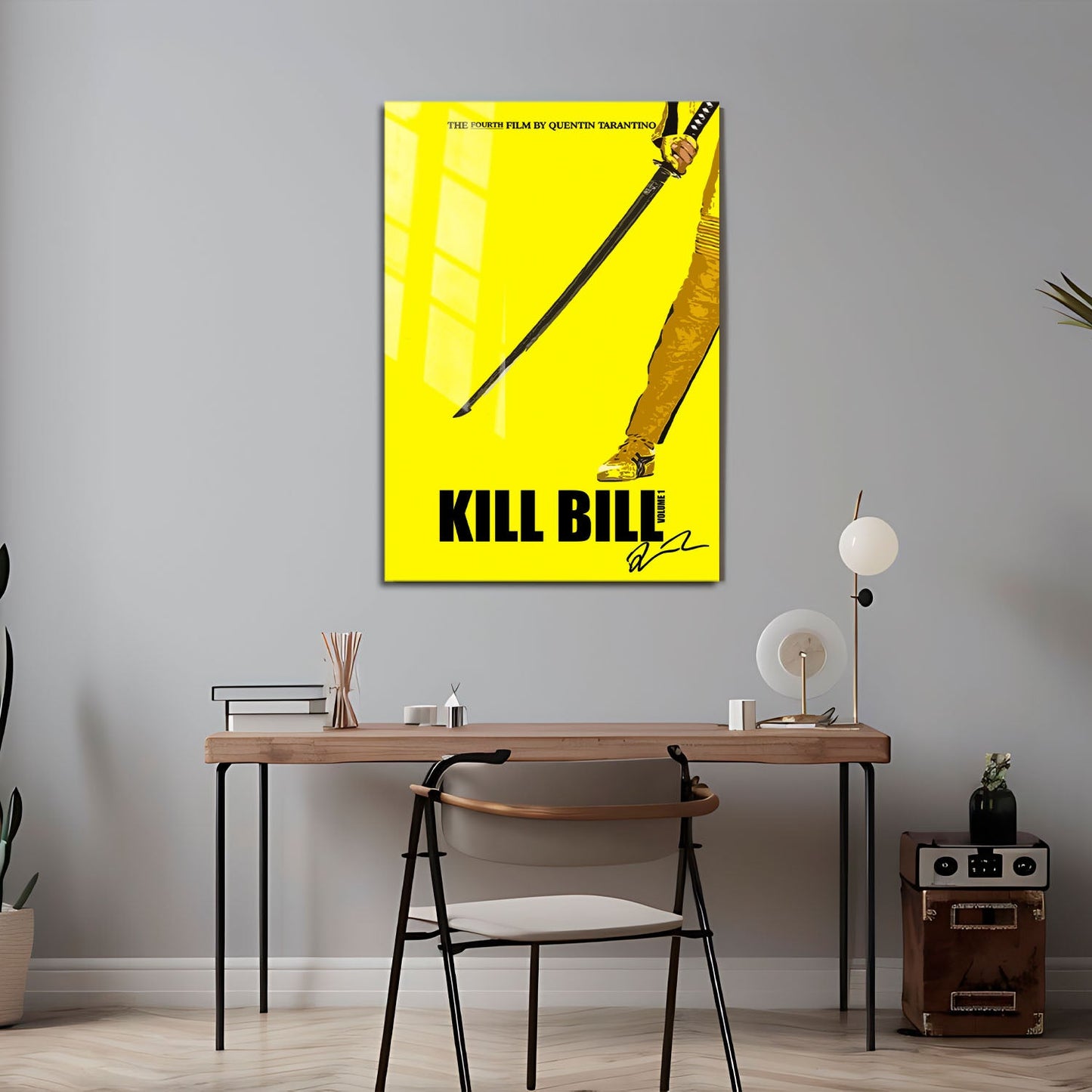Flex Designs Metal Poster Kill Bill - Vol 1 Key Art 24 x 36" Home Goods - Movie 2003 Movie Metal Poster