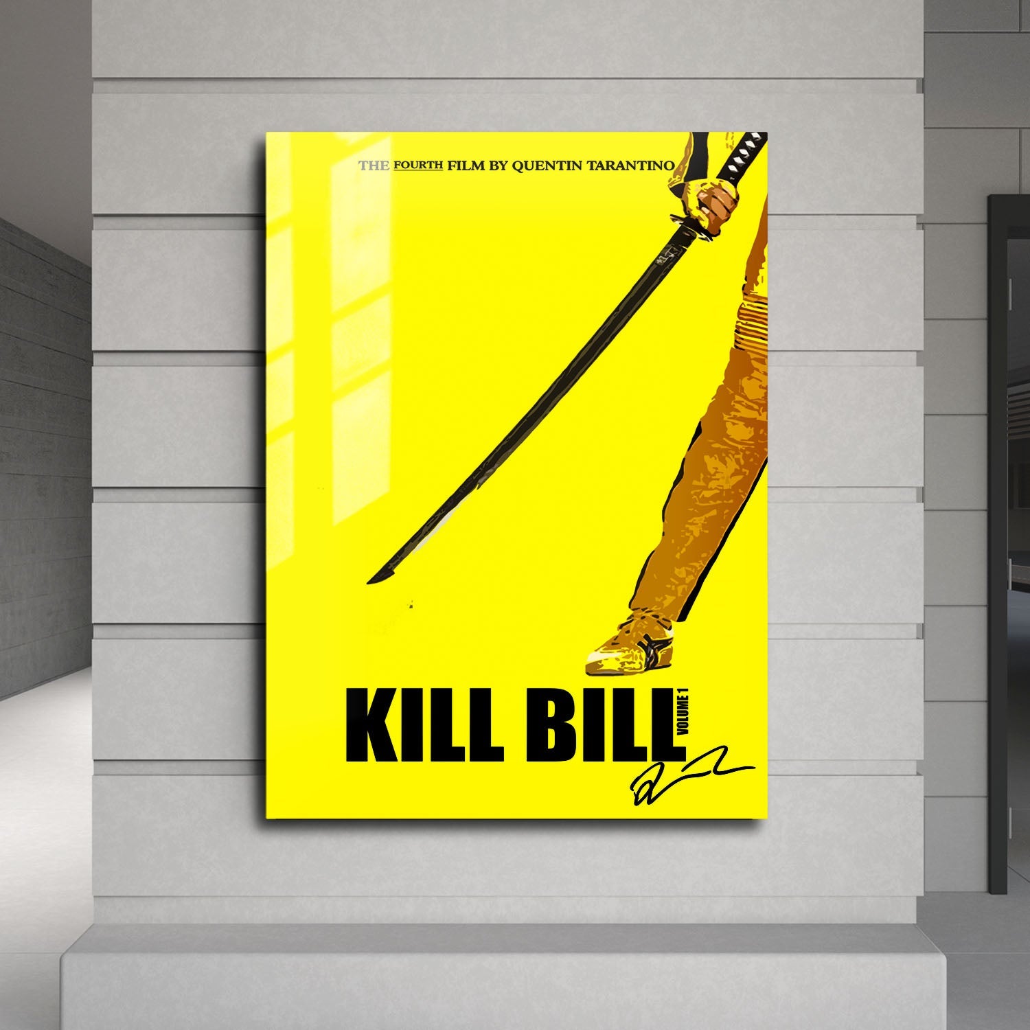 Flex Designs Metal Poster Kill Bill - Vol 1 Key Art 24 x 36" Home Goods - Movie 2003 Movie Metal Poster