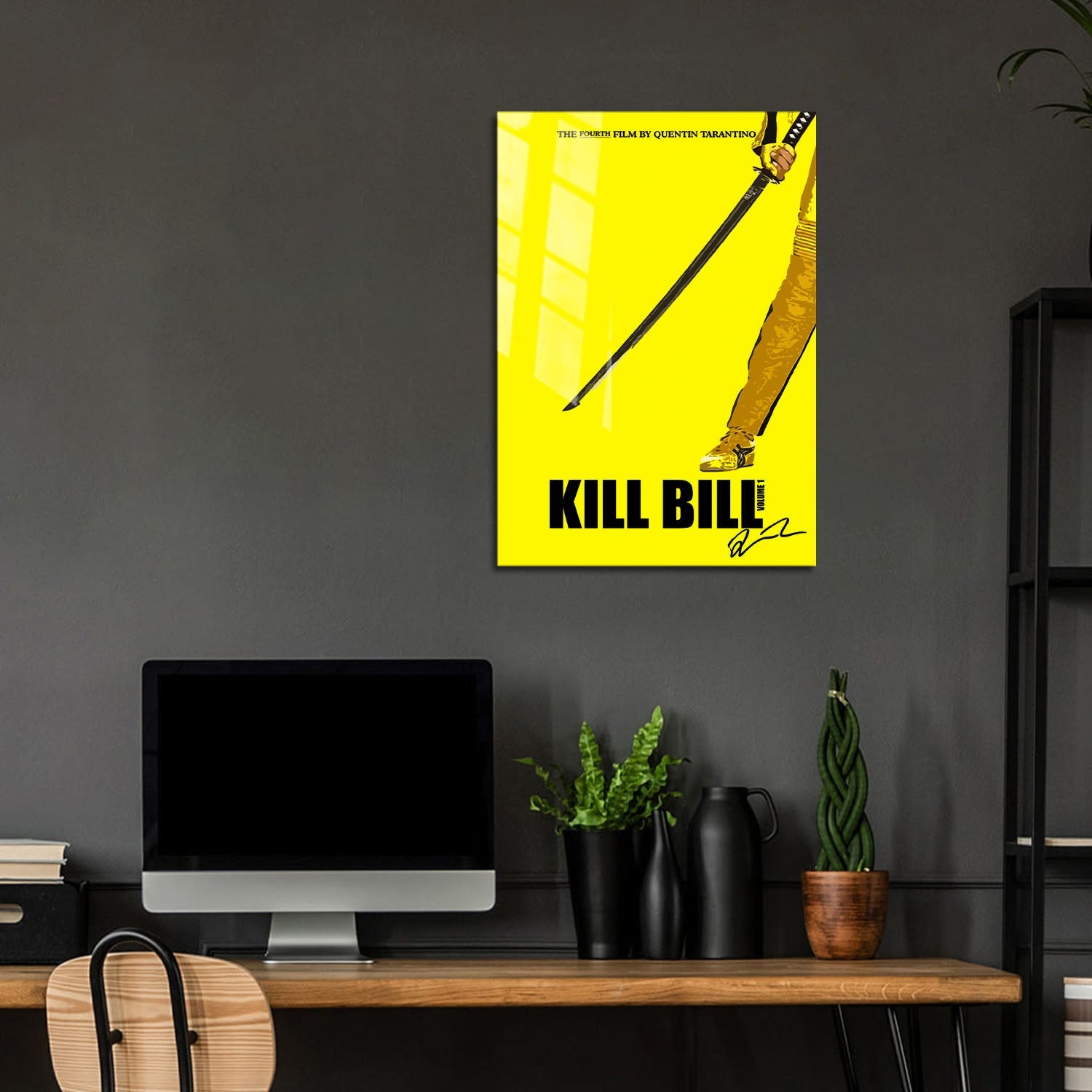 Flex Designs Metal Poster Kill Bill - Vol 1 Key Art 5 x 7" Home Goods - Movie 2003 Movie Metal Poster