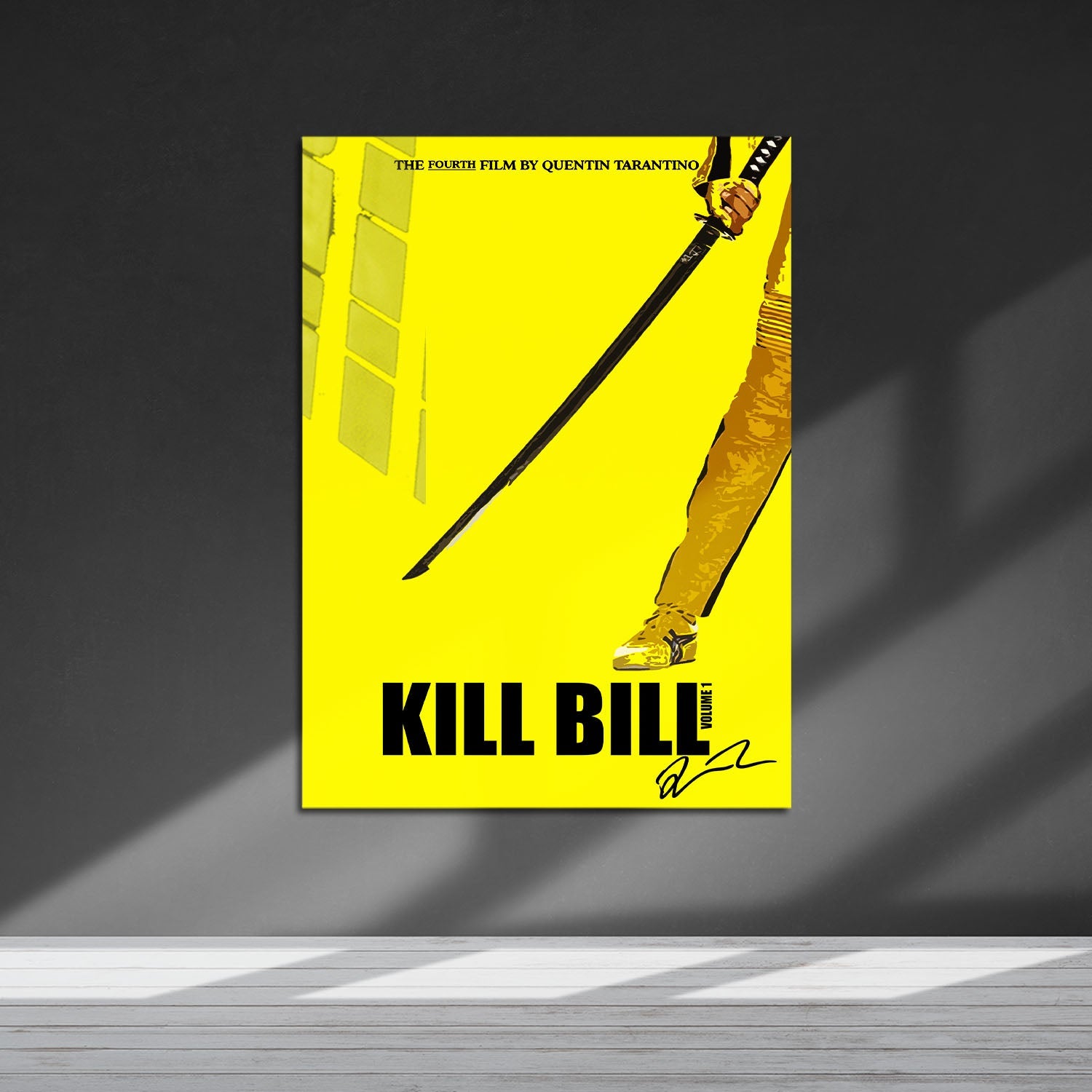 Flex Designs Metal Poster Kill Bill - Vol 1 Key Art 5 x 7" Home Goods - Movie 2003 Movie Metal Poster