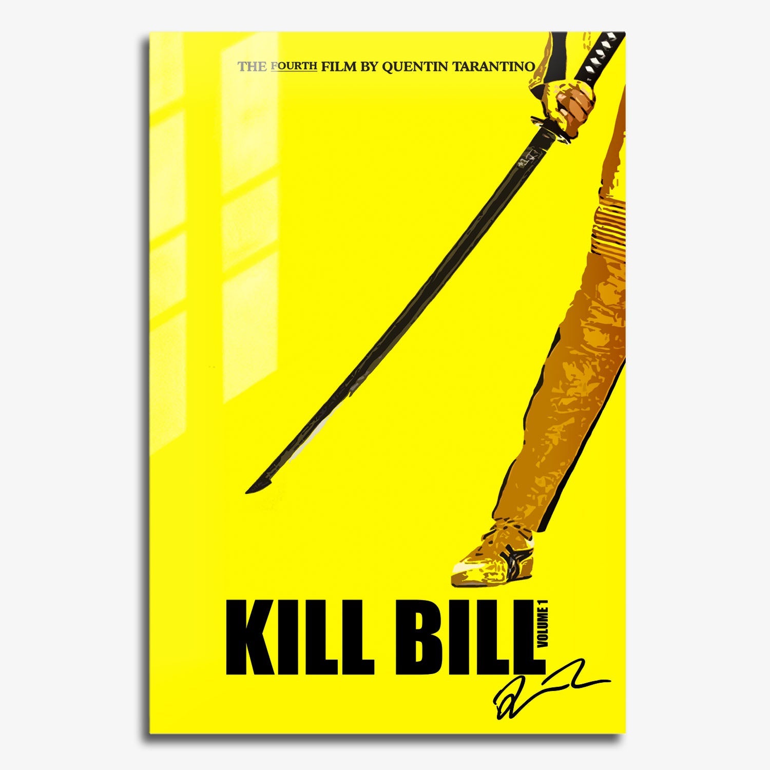 Flex Designs Metal Poster Kill Bill - Vol 1 Key Art 11 x 17" Home Goods - Movie 2003 Movie Metal Poster