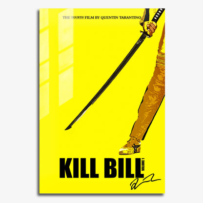 Flex Designs Metal Poster Kill Bill - Vol 1 Key Art 11 x 17" Home Goods - Movie 2003 Movie Metal Poster