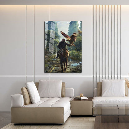 Flex Designs Metal Poster Kingdom of the Planet of the Apes Key Art 16 x 24" Home Goods - Movie 2024 Movie Metal Poster