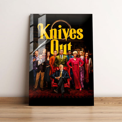 Knives Out Movie Metal Poster
