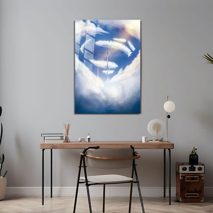 Flex Designs Metal Poster Man of Steel Symbol 24 x 36" Home Goods - Movie 2013 Movie Metal Poster