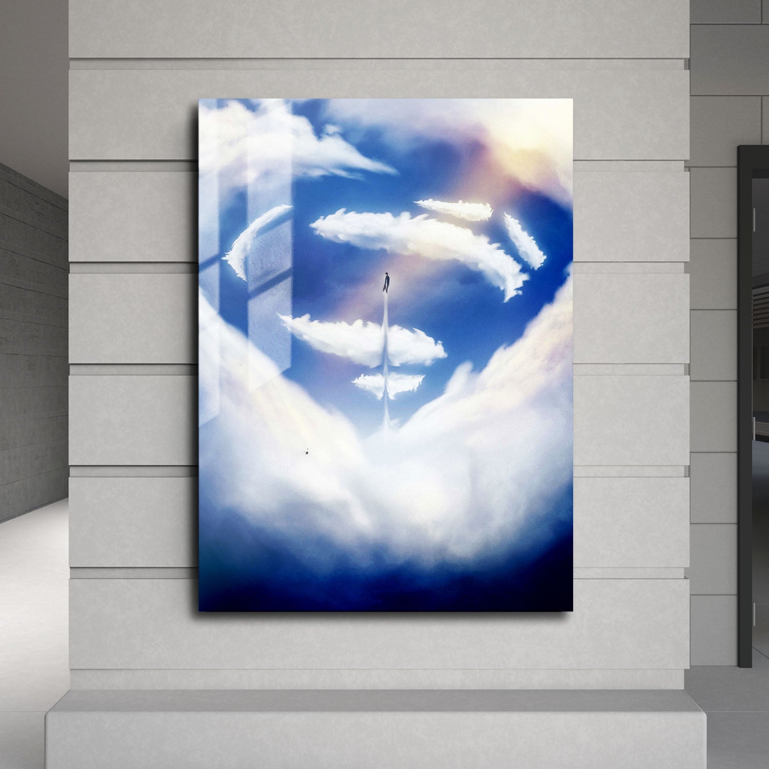 Flex Designs Metal Poster Man of Steel Symbol 24 x 36" Home Goods - Movie 2013 Movie Metal Poster