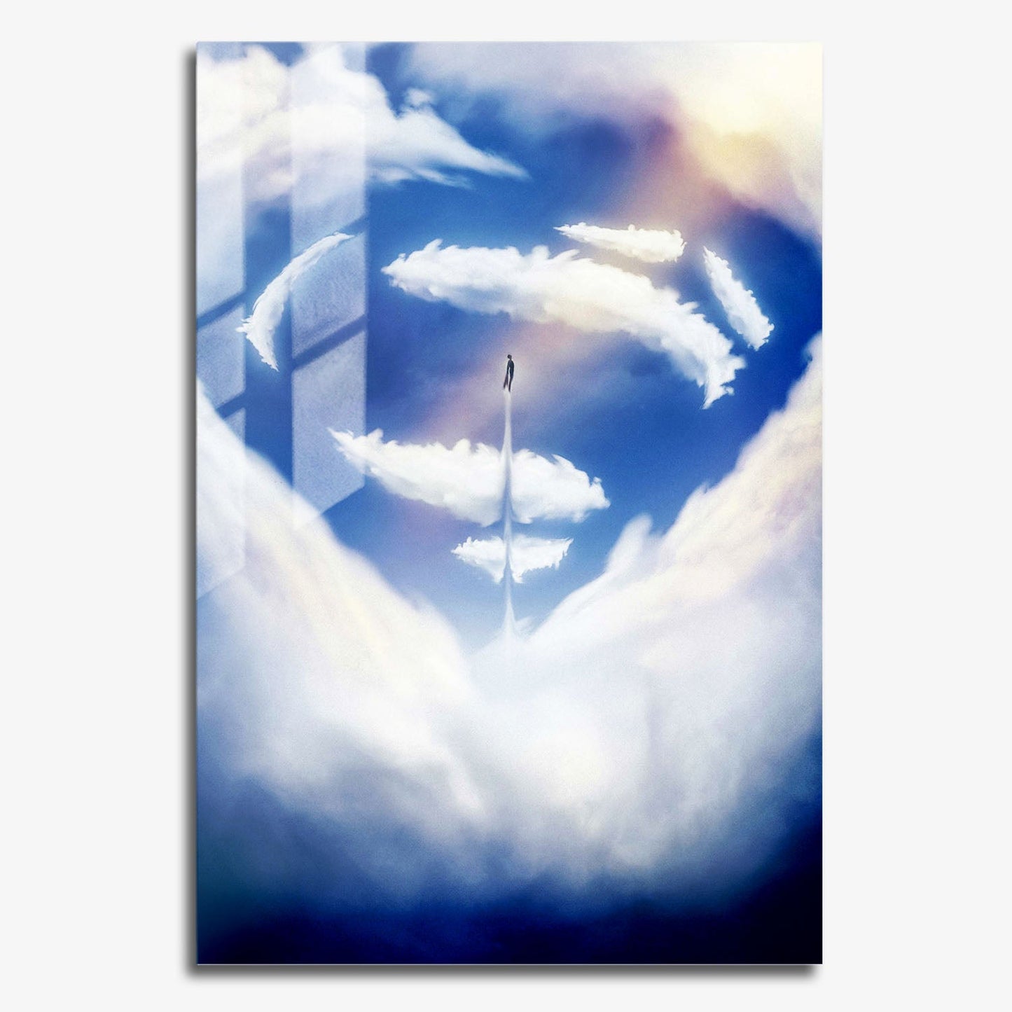 Flex Designs Metal Poster Man of Steel Symbol 11 x 17" Home Goods - Movie 2013 Movie Metal Poster
