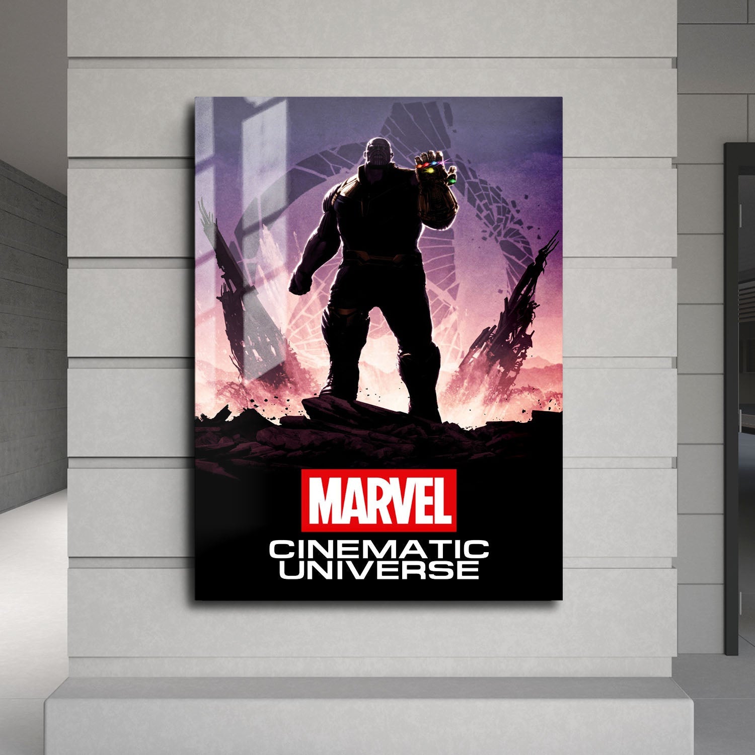 Flex Designs Metal Poster Marvel Cinematic Universe 24 x 36" Home Goods - Movie  Movie Metal Poster