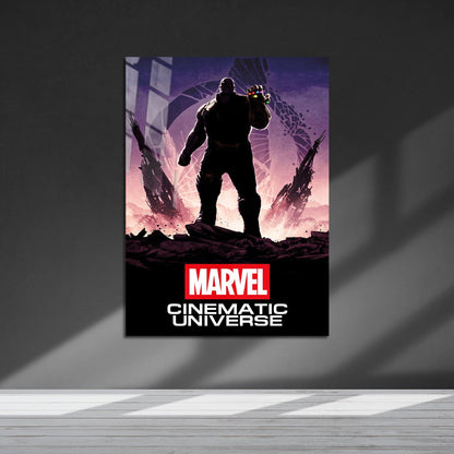 Flex Designs Metal Poster Marvel Cinematic Universe 5 x 7" Home Goods - Movie  Movie Metal Poster