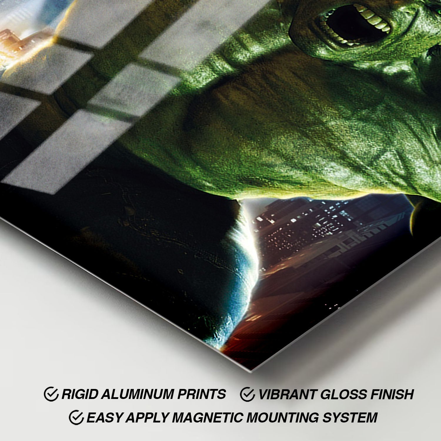 Flex Designs Metal Poster The Incredible Hulk 11 x 17" Home Goods - Movie 2008 Movie Metal Poster