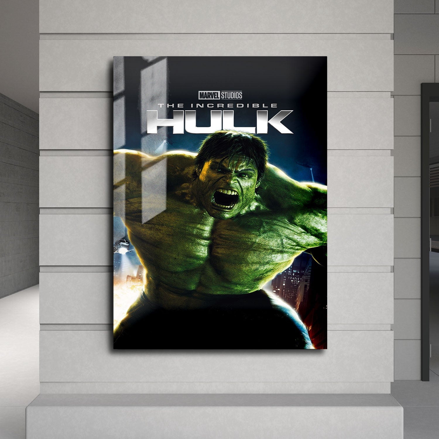 Flex Designs Metal Poster The Incredible Hulk 24 x 36" Home Goods - Movie 2008 Movie Metal Poster
