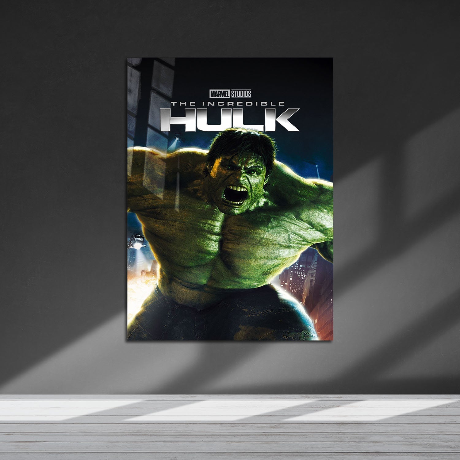 Flex Designs Metal Poster The Incredible Hulk 5 x 7" Home Goods - Movie 2008 Movie Metal Poster