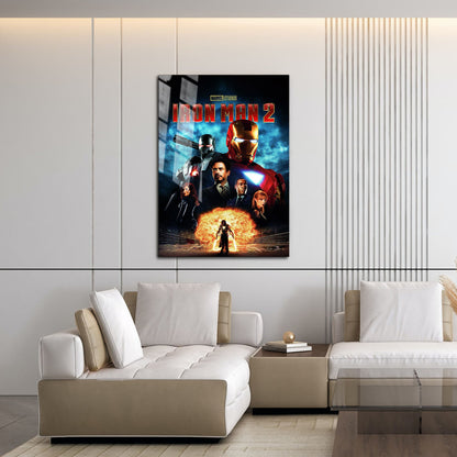 Flex Designs Metal Poster Iron Man 2 16 x 24" Home Goods - Movie 2010 Movie Metal Poster