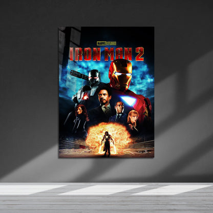 Flex Designs Metal Poster Iron Man 2 5 x 7" Home Goods - Movie 2010 Movie Metal Poster