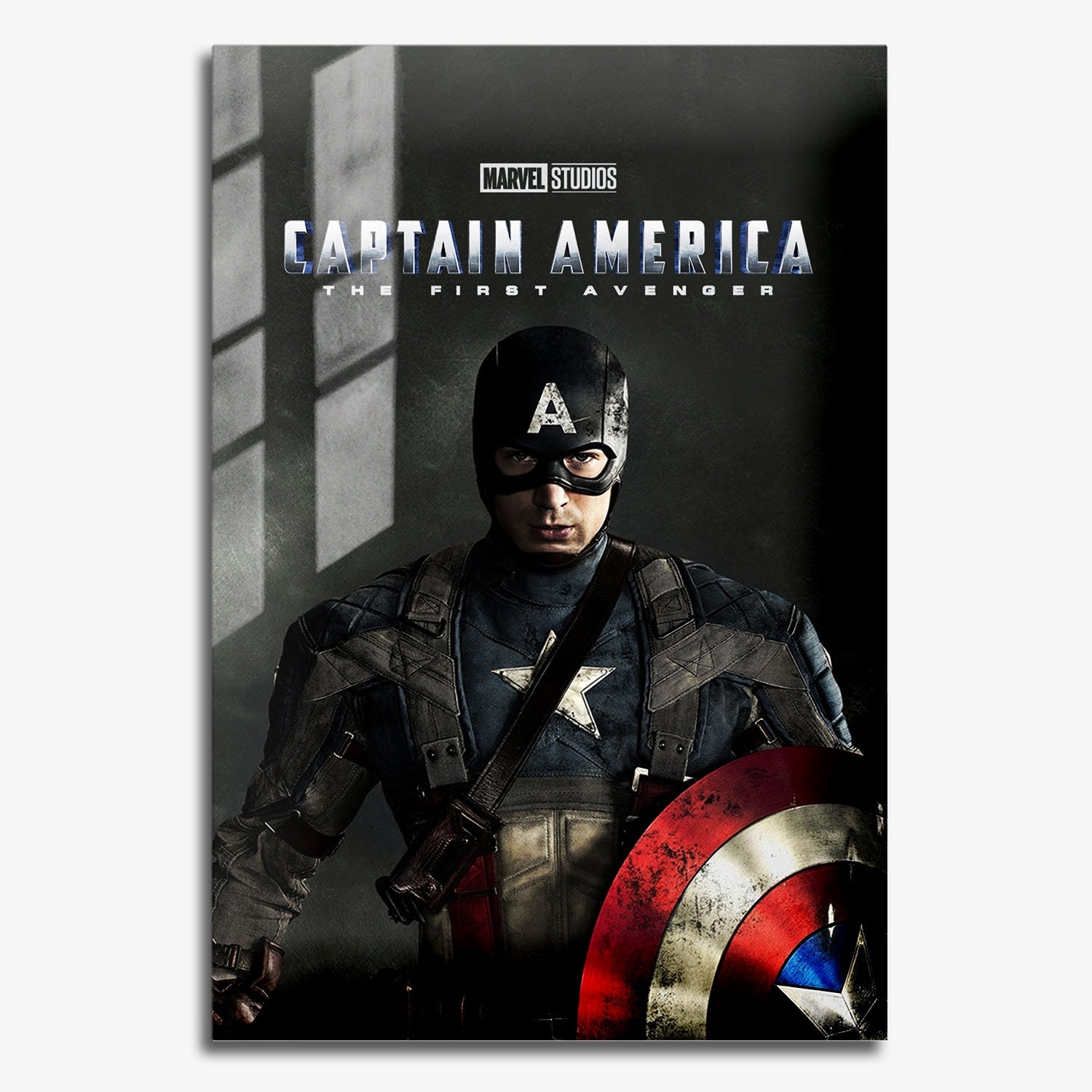 Flex Designs Metal Poster Captain America The First Avenger 11 x 17" Home Goods - Movie 2011 Movie Metal Poster