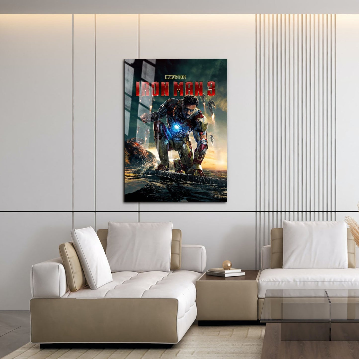 Flex Designs Metal Poster Iron Man 3 16 x 24" Home Goods - Movie 2013 Movie Metal Poster