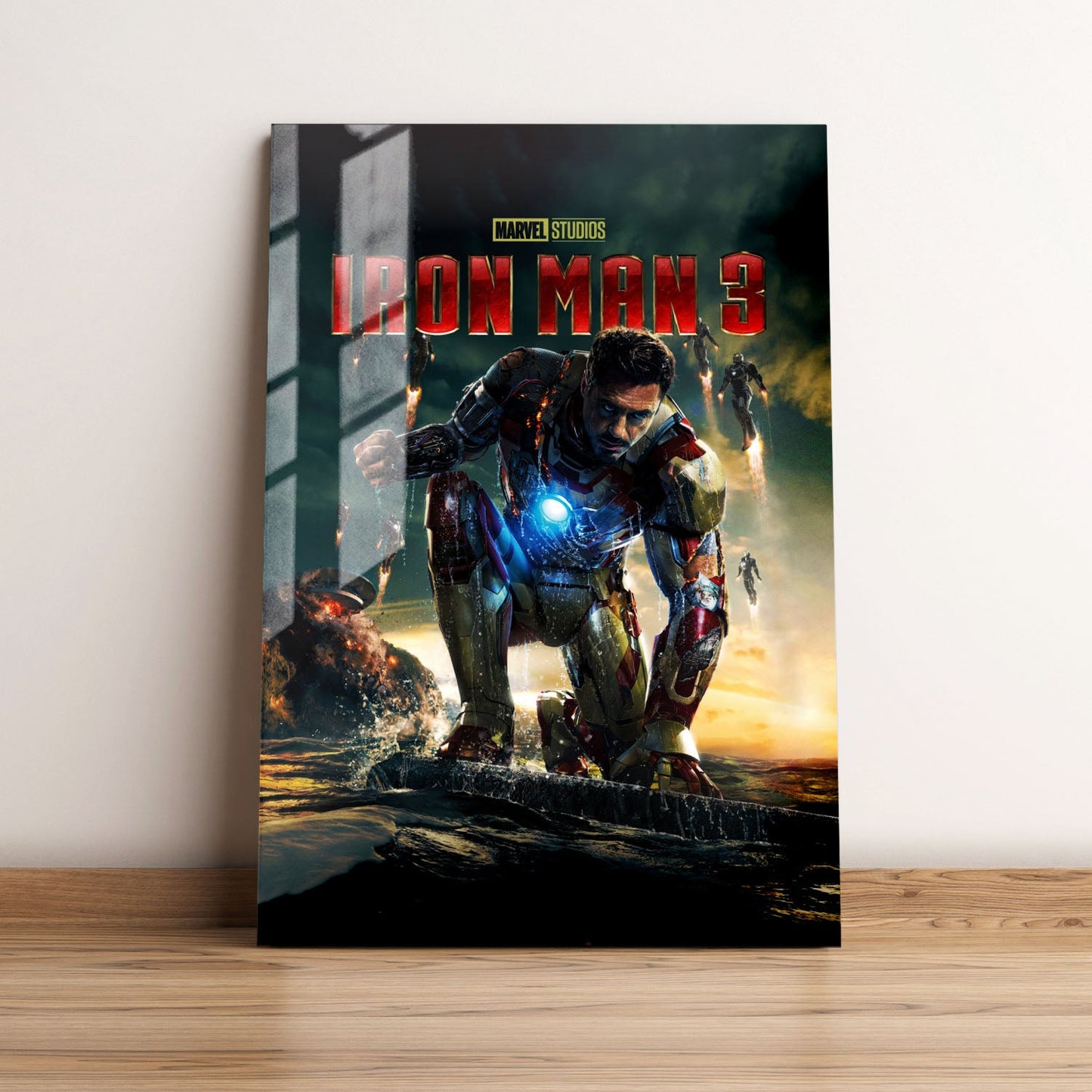 Iron Man 3 Movie Metal Poster
