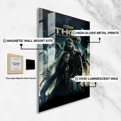 Flex Designs Metal Poster Thor The Dark World 16 x 24" Home Goods - Movie 2013 Movie Metal Poster