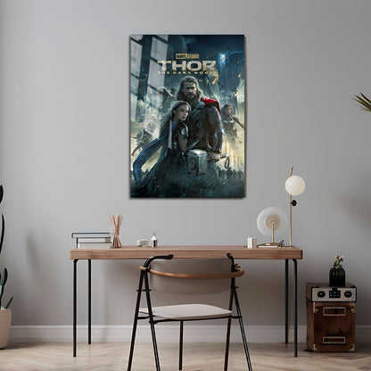 Flex Designs Metal Poster Thor The Dark World 24 x 36" Home Goods - Movie 2013 Movie Metal Poster