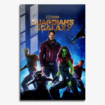 Flex Designs Metal Poster Guardians of the Galaxy 11 x 17" Home Goods - Movie 2014 Movie Metal Poster
