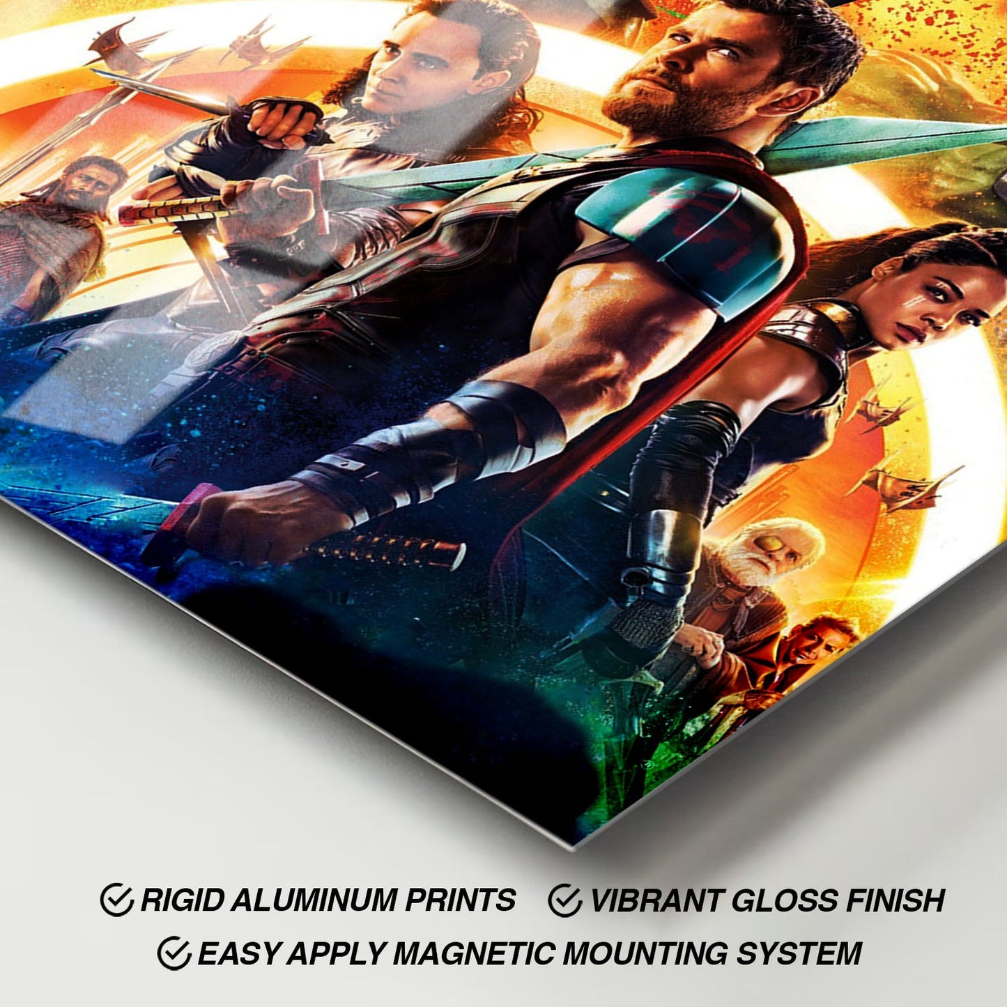 Flex Designs Metal Poster Thor Ragnarok 11 x 17" Home Goods - Movie 2017 Movie Metal Poster