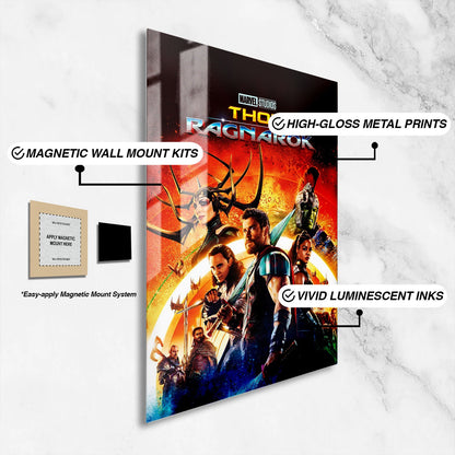 Flex Designs Metal Poster Thor Ragnarok 16 x 24" Home Goods - Movie 2017 Movie Metal Poster