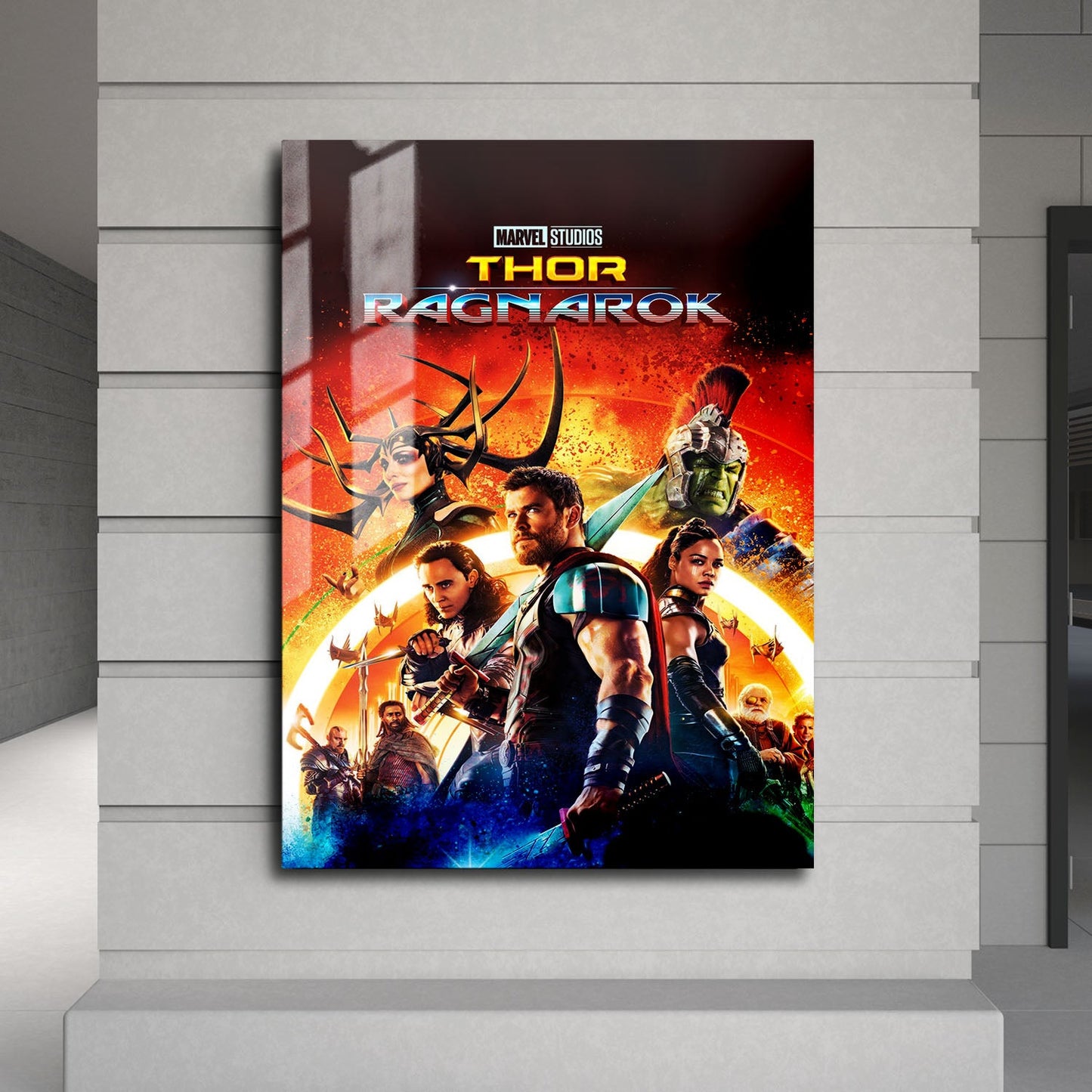 Flex Designs Metal Poster Thor Ragnarok 24 x 36" Home Goods - Movie 2017 Movie Metal Poster