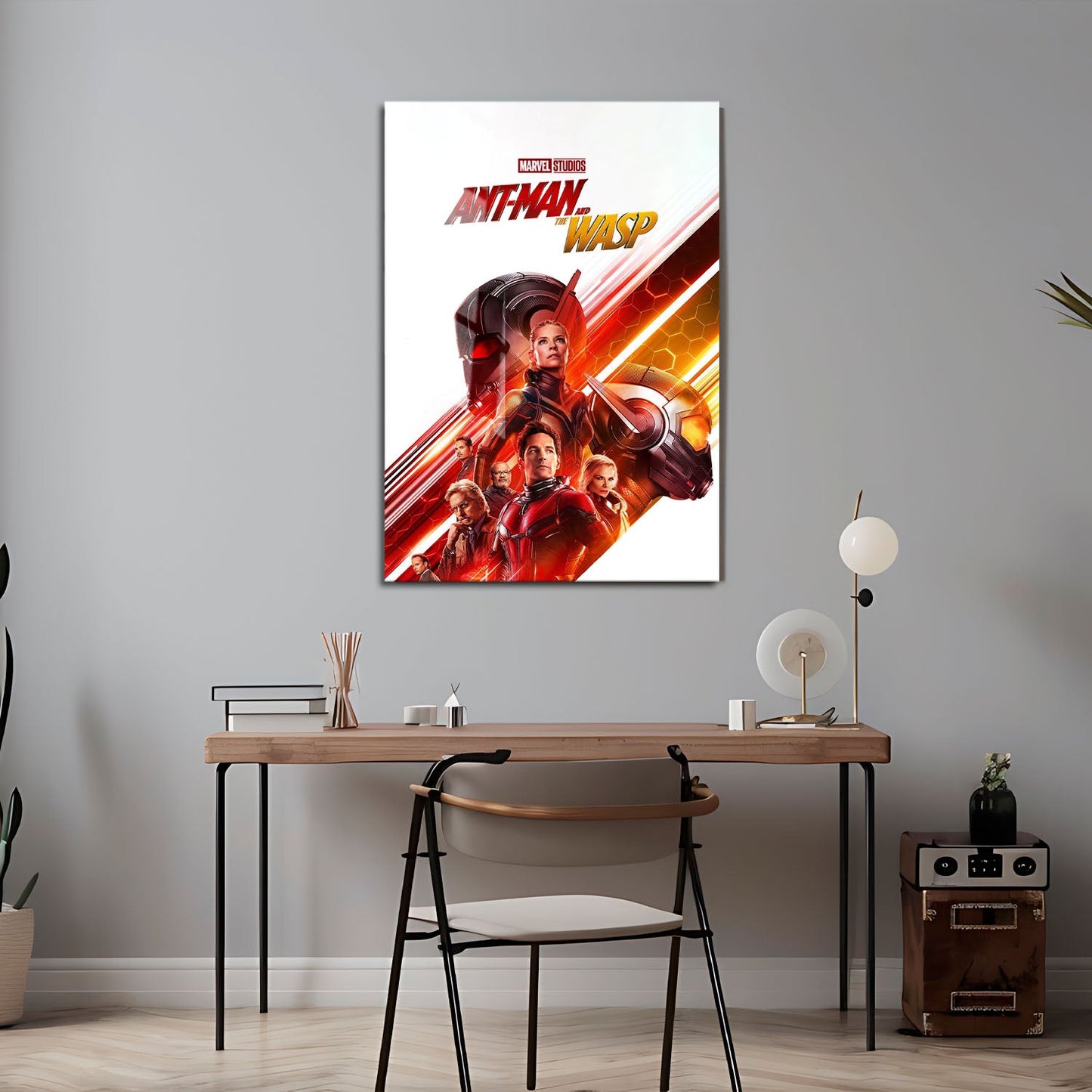 Flex Designs Metal Poster Ant-Man and the Wasp 24 x 36" Home Goods - Movie 2018 Movie Metal Poster