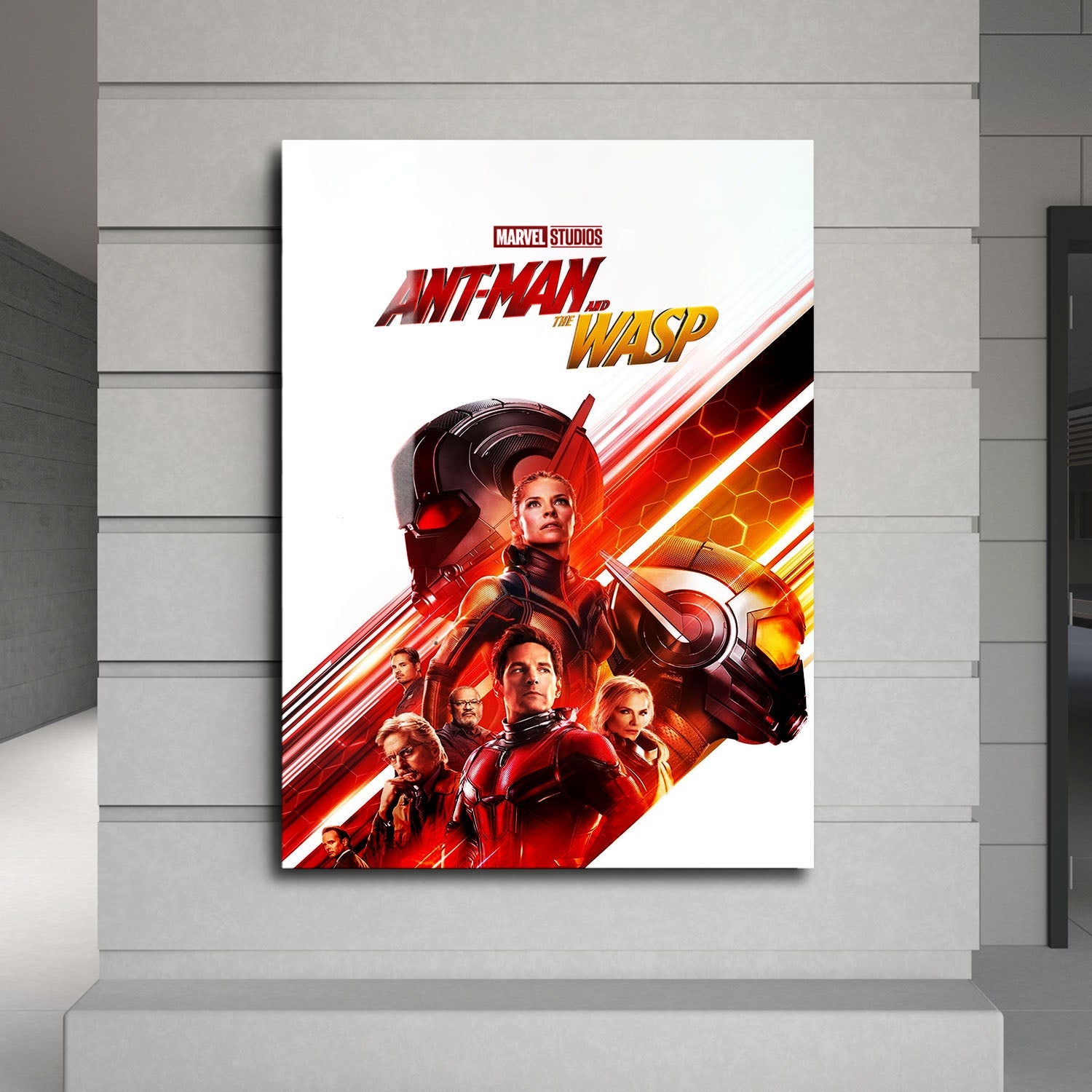 Flex Designs Metal Poster Ant-Man and the Wasp 24 x 36" Home Goods - Movie 2018 Movie Metal Poster