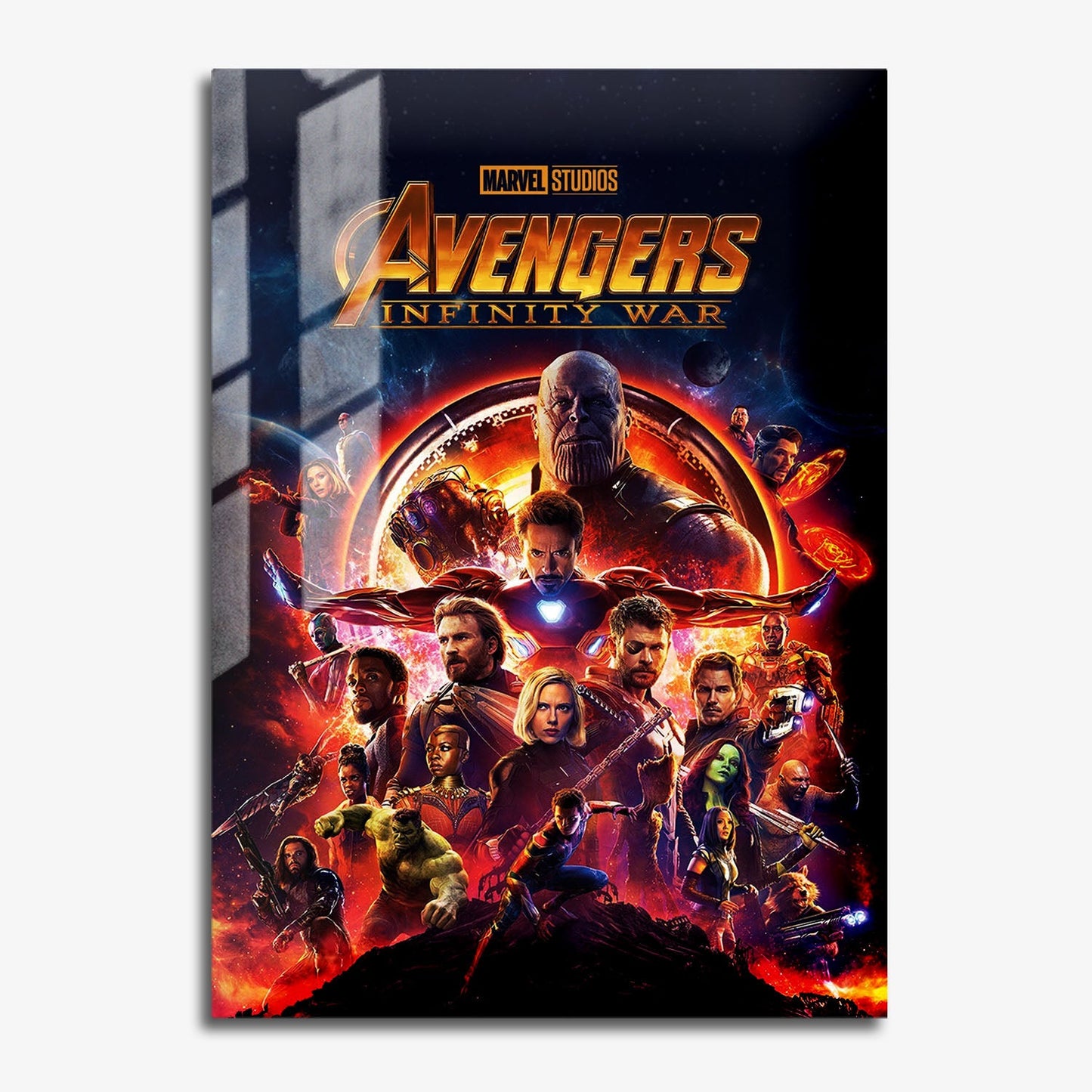 Flex Designs Metal Poster Avengers Infinity War 11 x 17" Home Goods - Movie 2018 Movie Metal Poster
