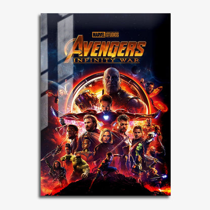 Flex Designs Metal Poster Avengers Infinity War 11 x 17" Home Goods - Movie 2018 Movie Metal Poster