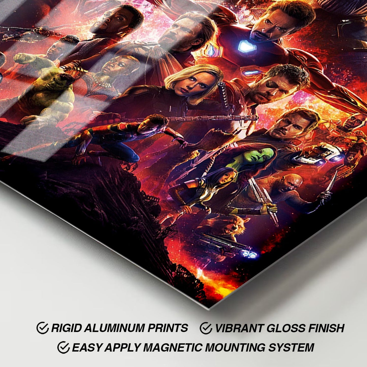 Flex Designs Metal Poster Avengers Infinity War 11 x 17" Home Goods - Movie 2018 Movie Metal Poster