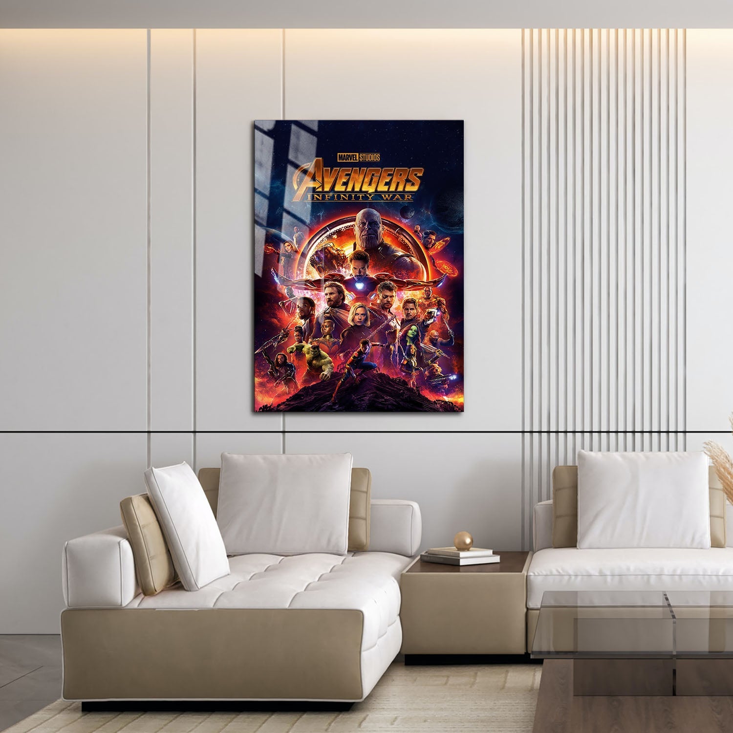 Flex Designs Metal Poster Avengers Infinity War 16 x 24" Home Goods - Movie 2018 Movie Metal Poster