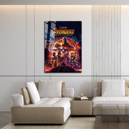 Flex Designs Metal Poster Avengers Infinity War 16 x 24" Home Goods - Movie 2018 Movie Metal Poster