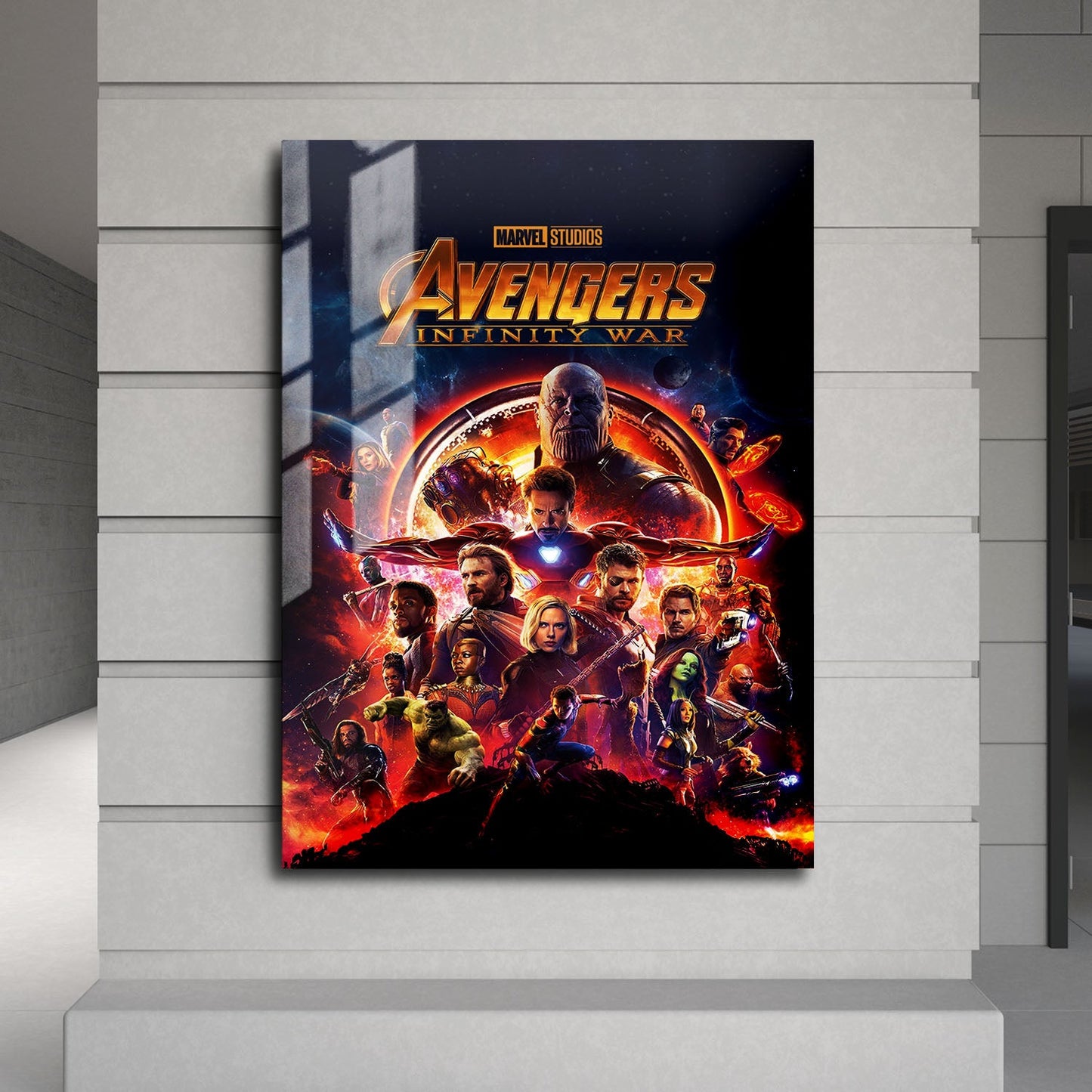 Flex Designs Metal Poster Avengers Infinity War 24 x 36" Home Goods - Movie 2018 Movie Metal Poster