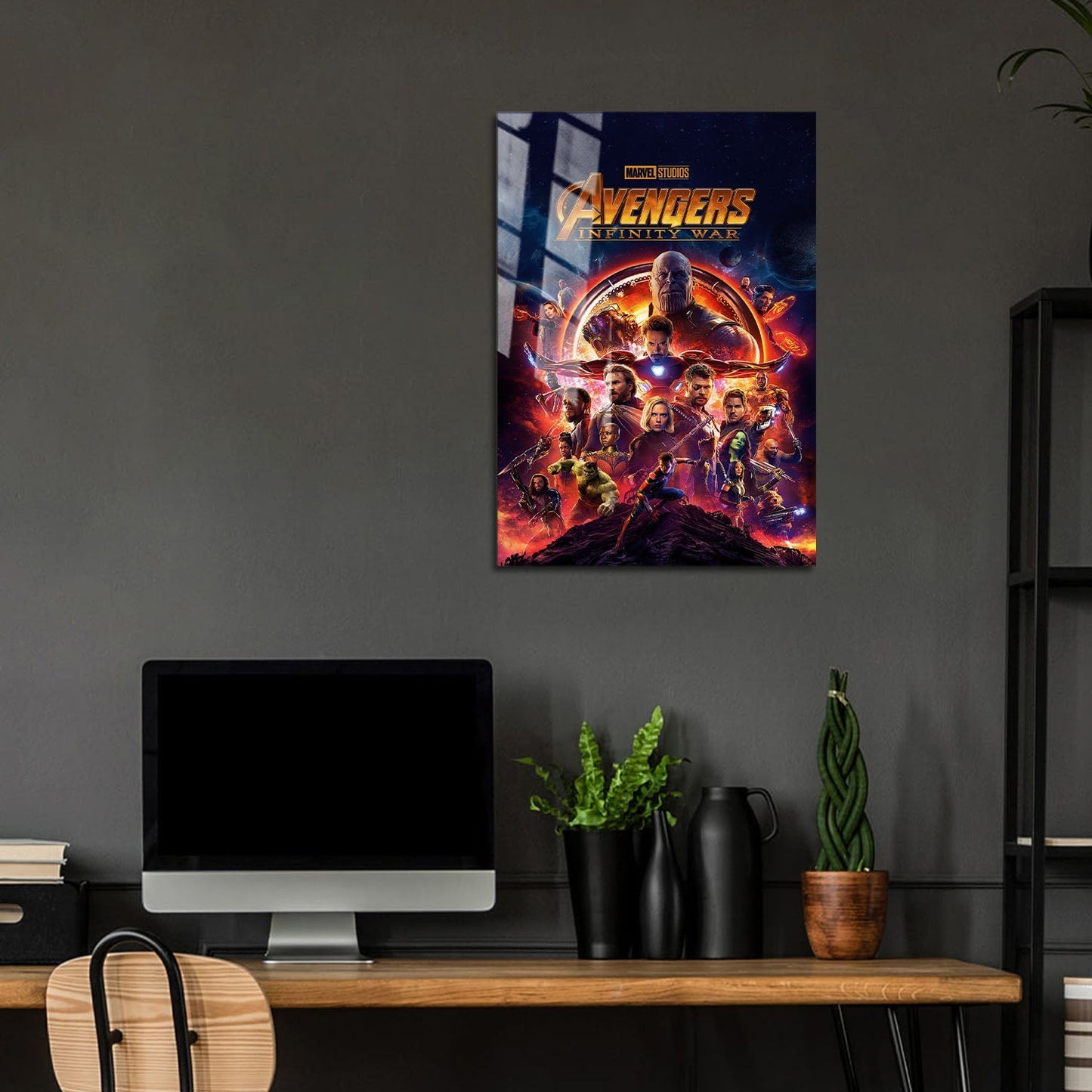 Flex Designs Metal Poster Avengers Infinity War 5 x 7" Home Goods - Movie 2018 Movie Metal Poster