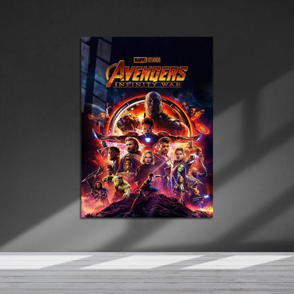 Flex Designs Metal Poster Avengers Infinity War 5 x 7" Home Goods - Movie 2018 Movie Metal Poster