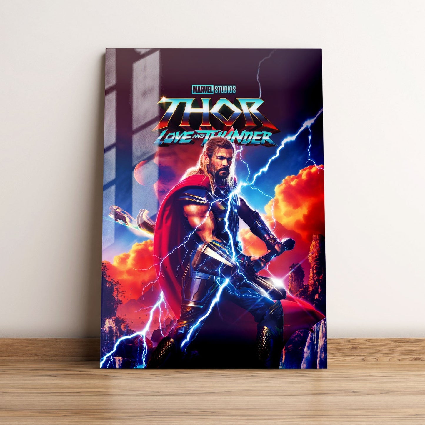 Thor Love and Thunder Movie Metal Poster